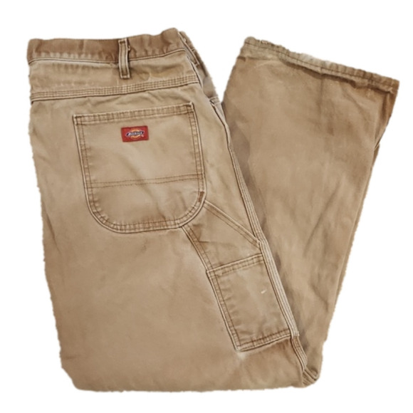 DICKIES Tan Workwear Thick Carpenter Pants - Picture 2 of 8